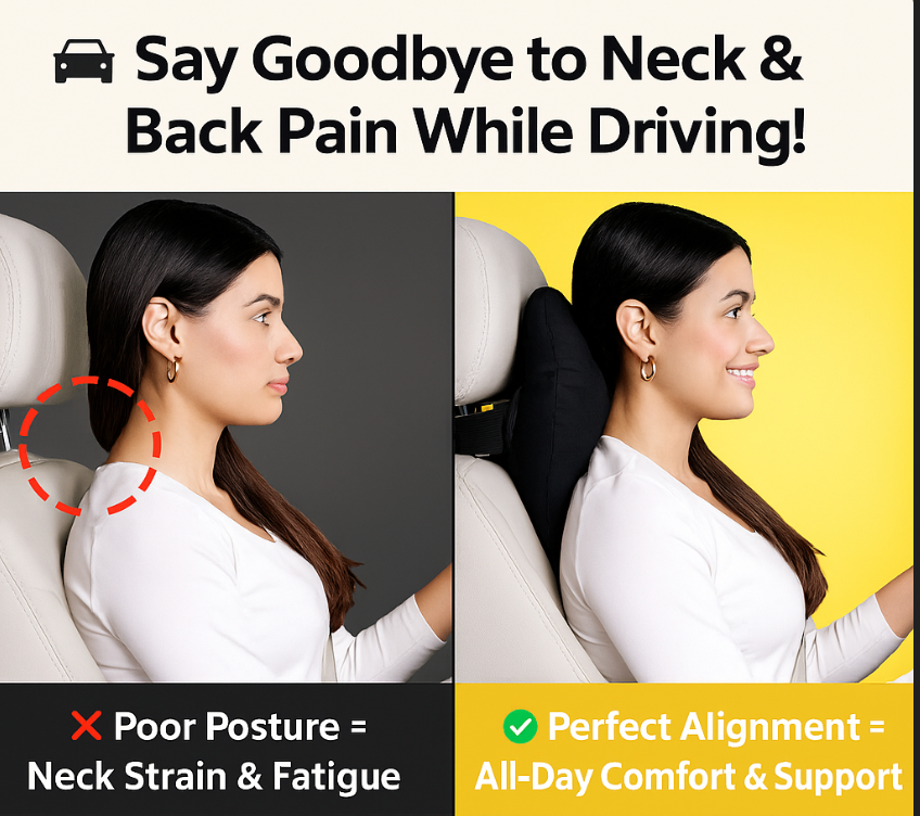 Support Neck Pillow for Car or Office Chair